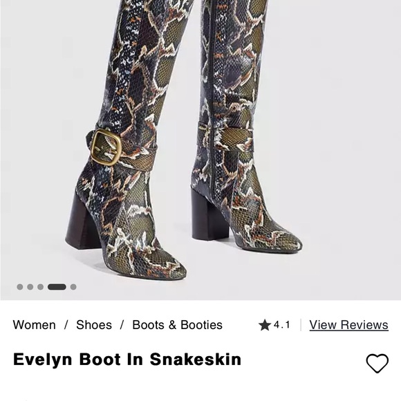 Coach knee high python boots - Picture 8 of 8